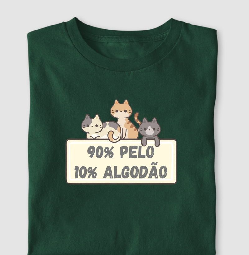 90% Pelo 10% Algodão