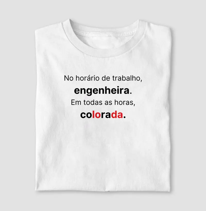 Engenheira e colorada