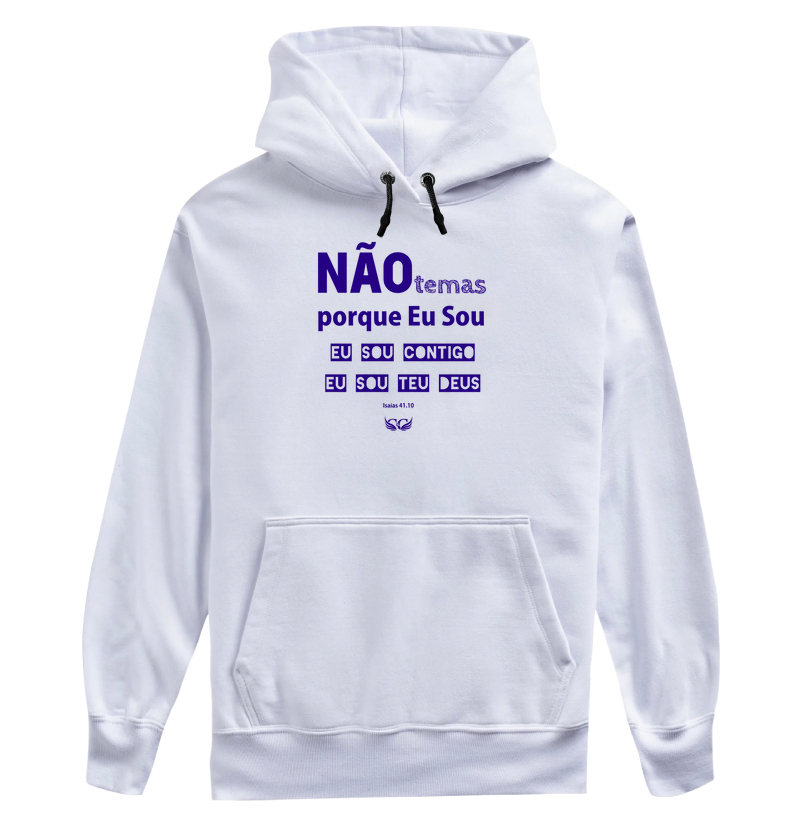 Camiseta Personalizada Não temas porque Eu Sou contigo. Isaías 41.10