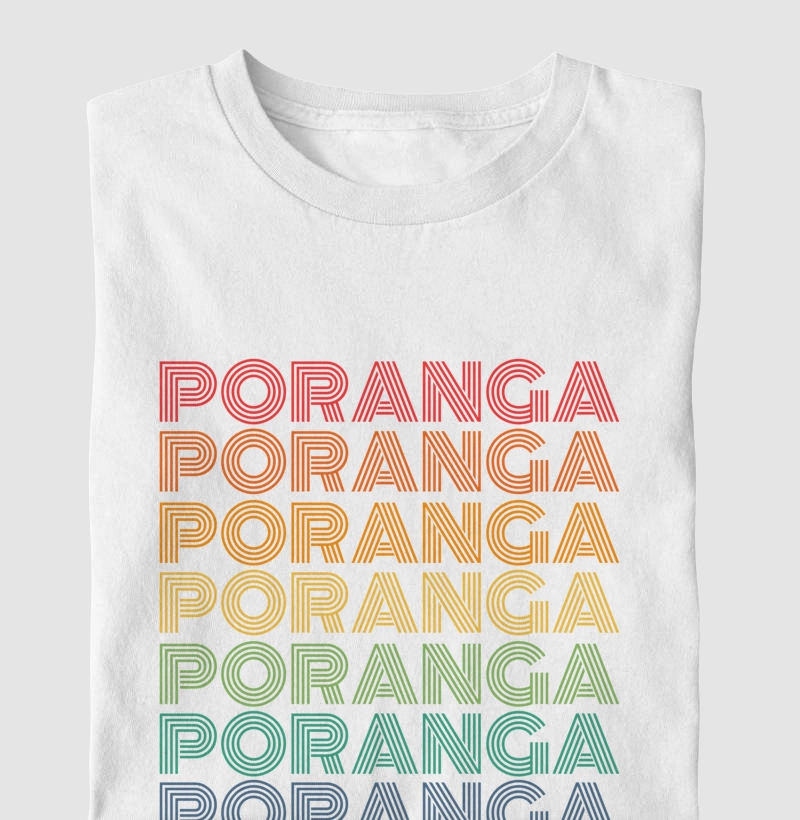Poranga Letreiro Retrô