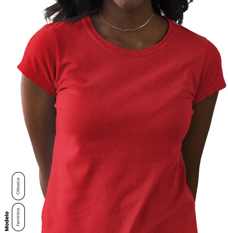 Camiseta Básica Lisa [VERMELHA]