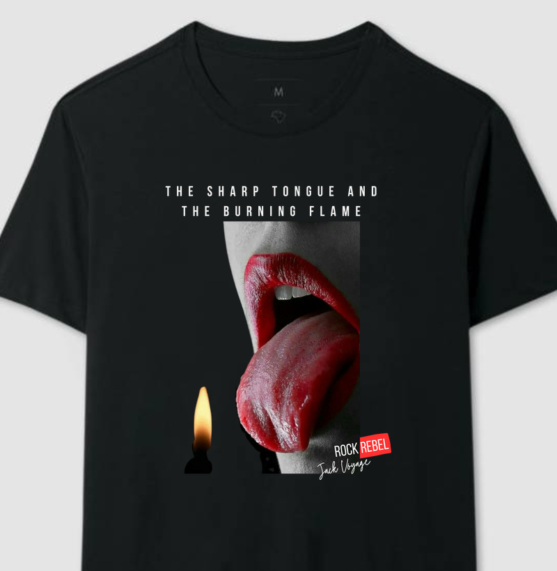 Camiseta A língua afiada e a chama ardente®