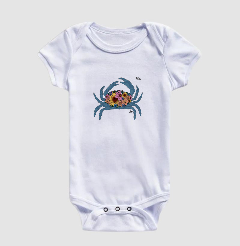 Camiseta - Carangueijo Florido
