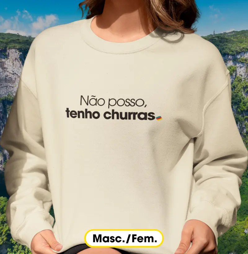 Não posso tenho churras