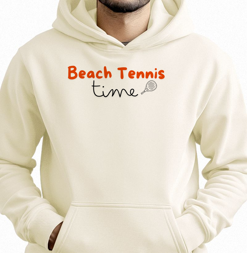 Hoodie Moletom - Beach Tennis Time