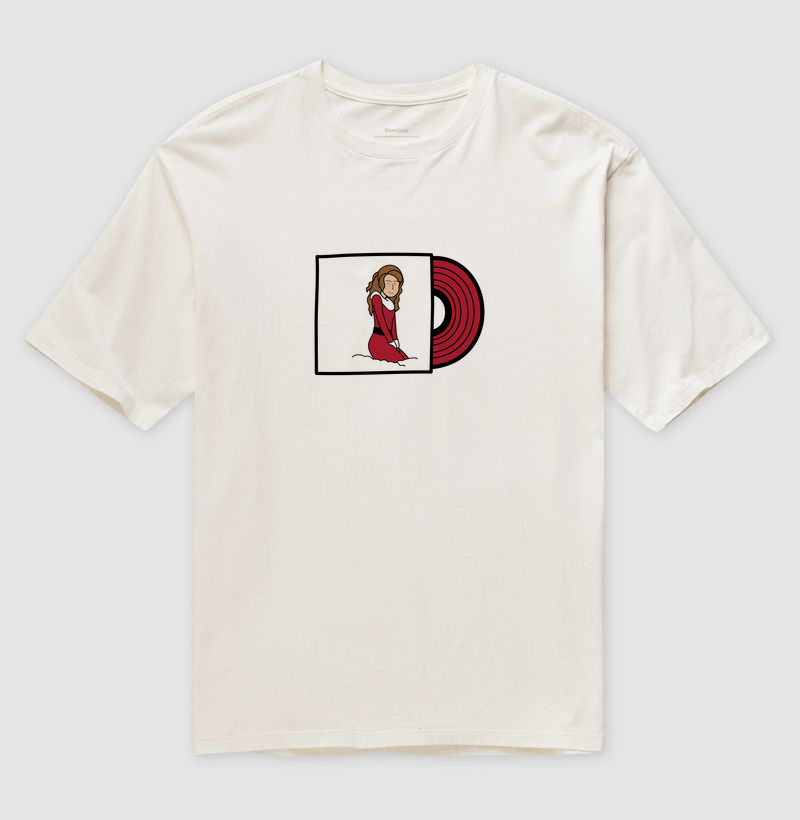Camiseta Oversized Inspiração Merry Christmas