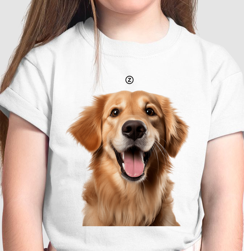 Camiseta Infantil Golden - Zaire Brasil