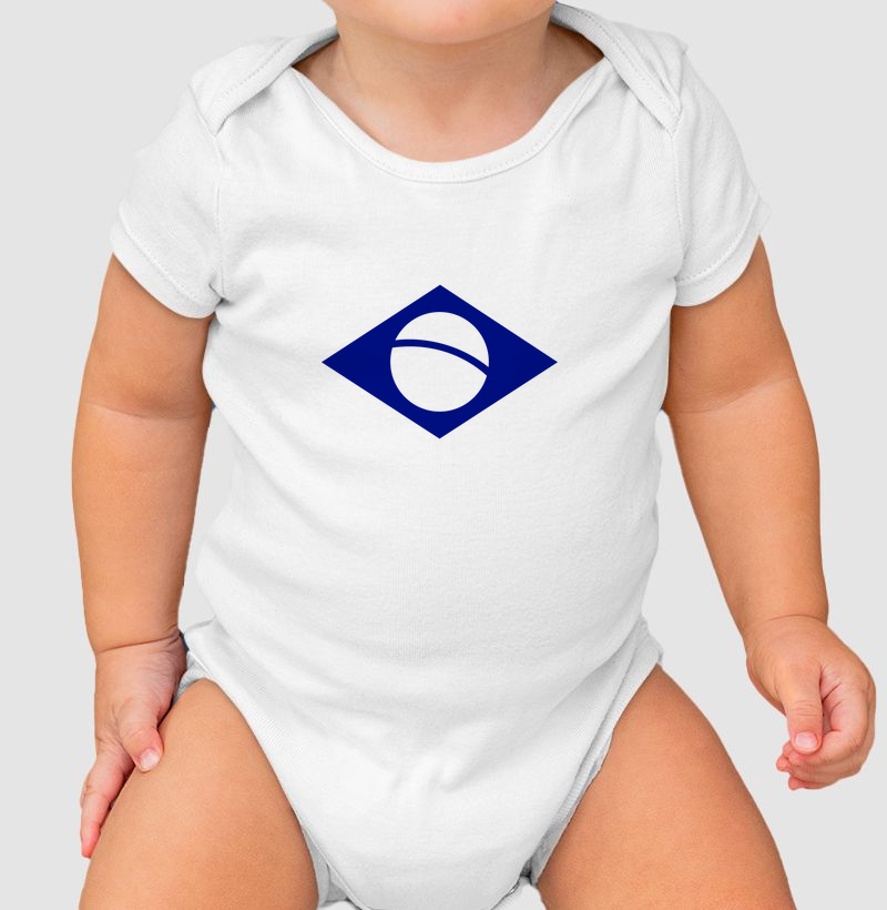 Body Infantil Bandeira Minimalista II