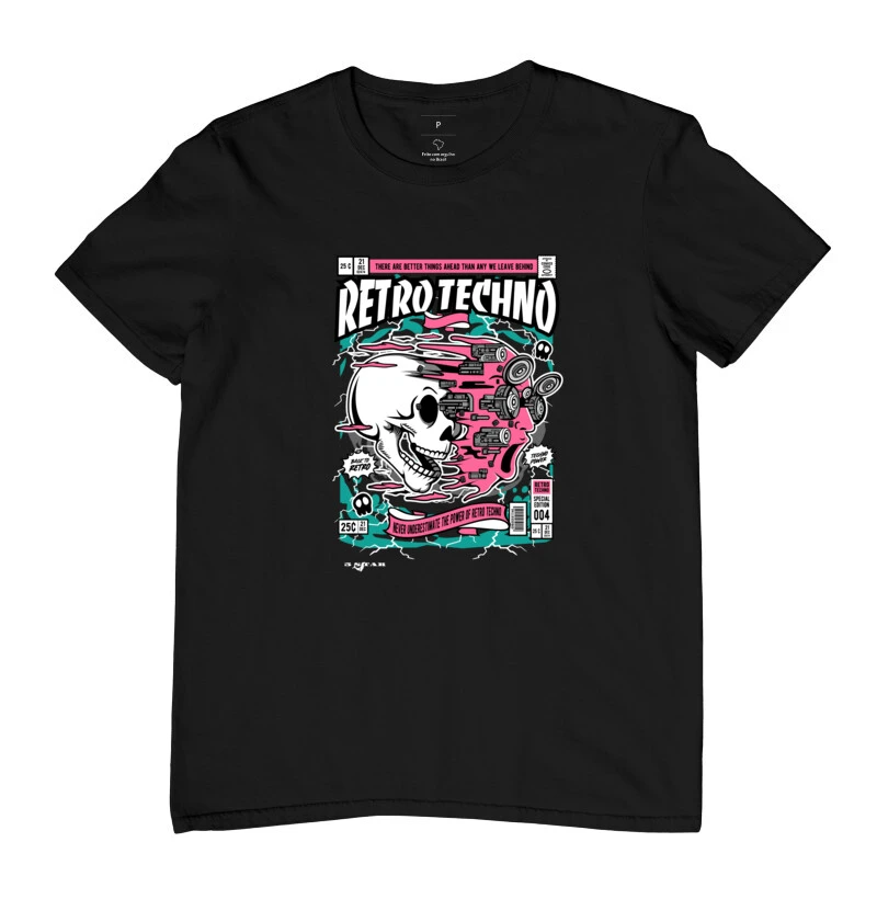 Camiseta Retro Techno