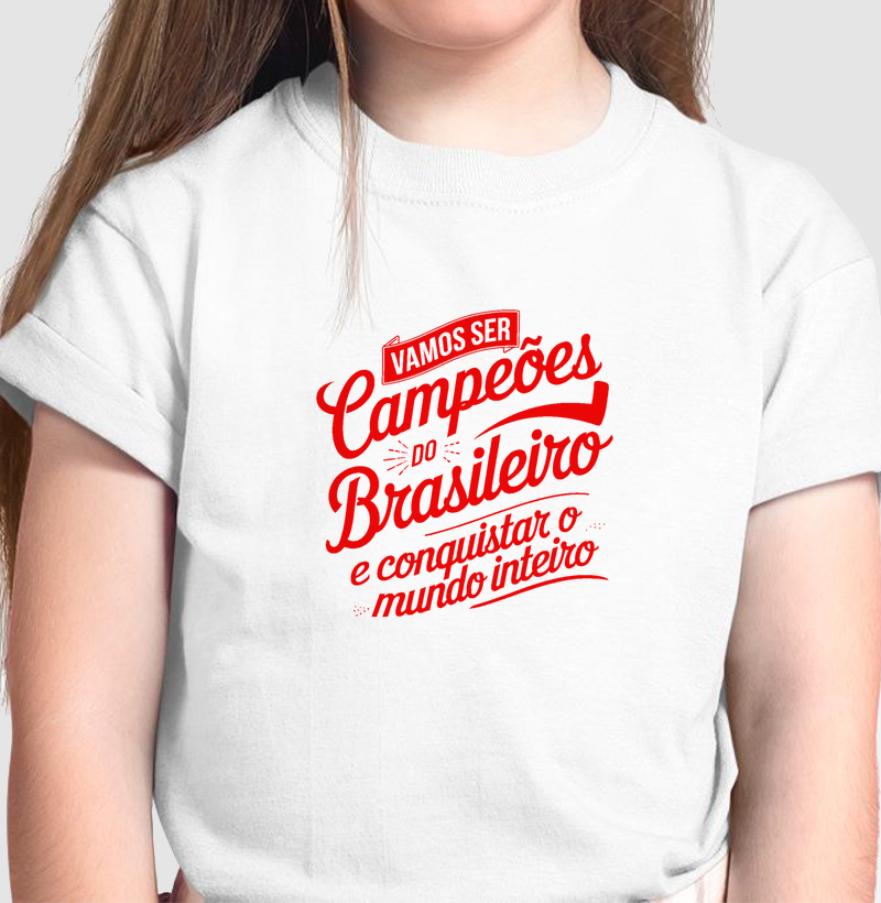 Camiseta Infantil Vamos ser campeões.