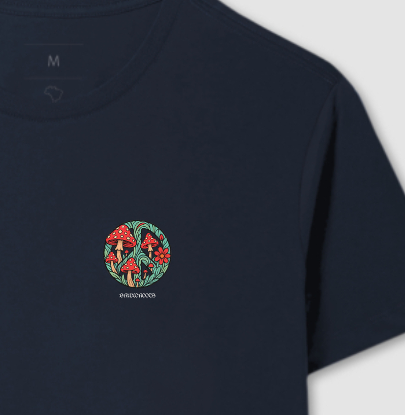 Camiseta BR00129 Simbolo da Paz de Cogumelos
