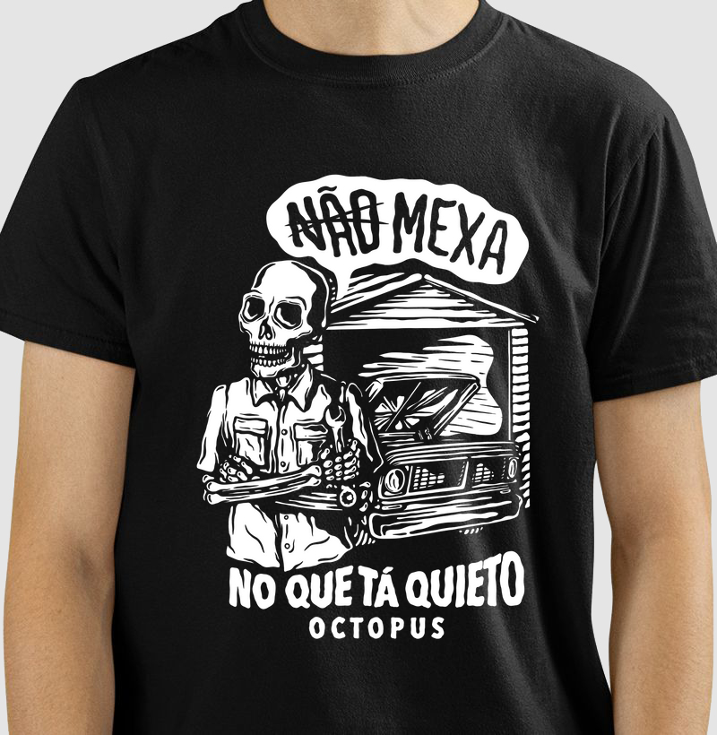 Camiseta Octopus Não mexa