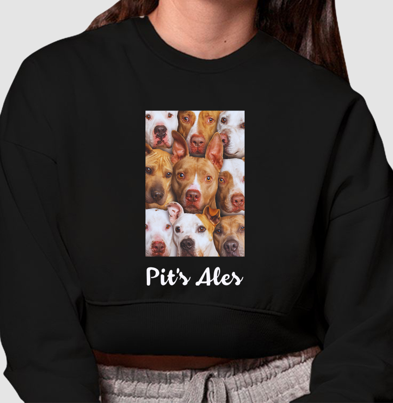 Cropped moletom 2025 escuro