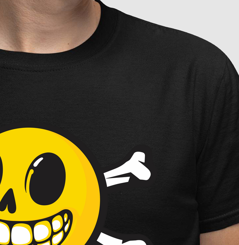 Smiling skull