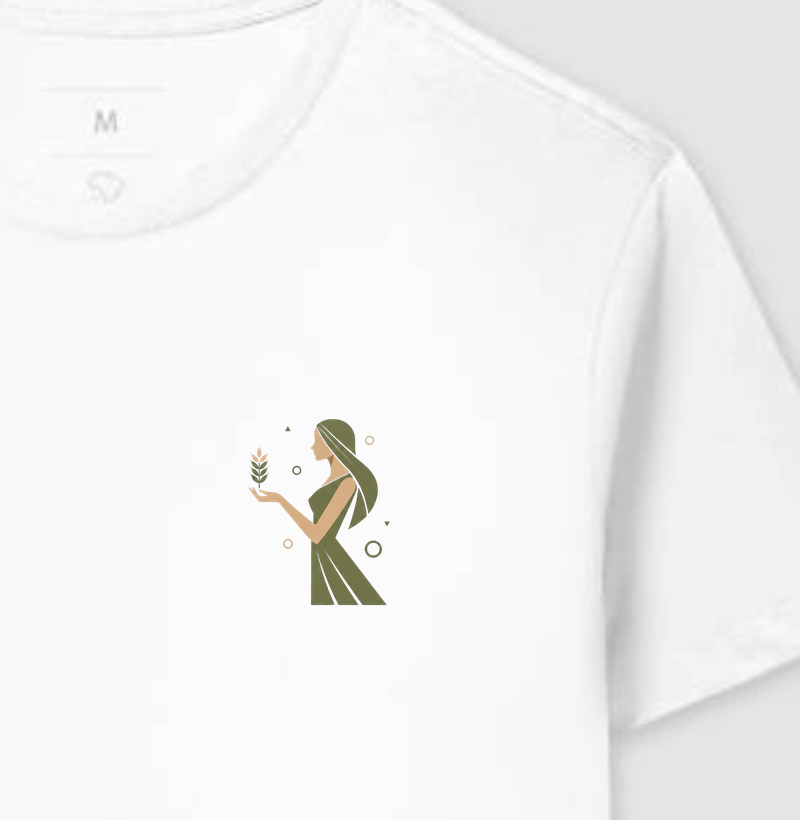 Signo de Virgem - Minimalista Geométrico