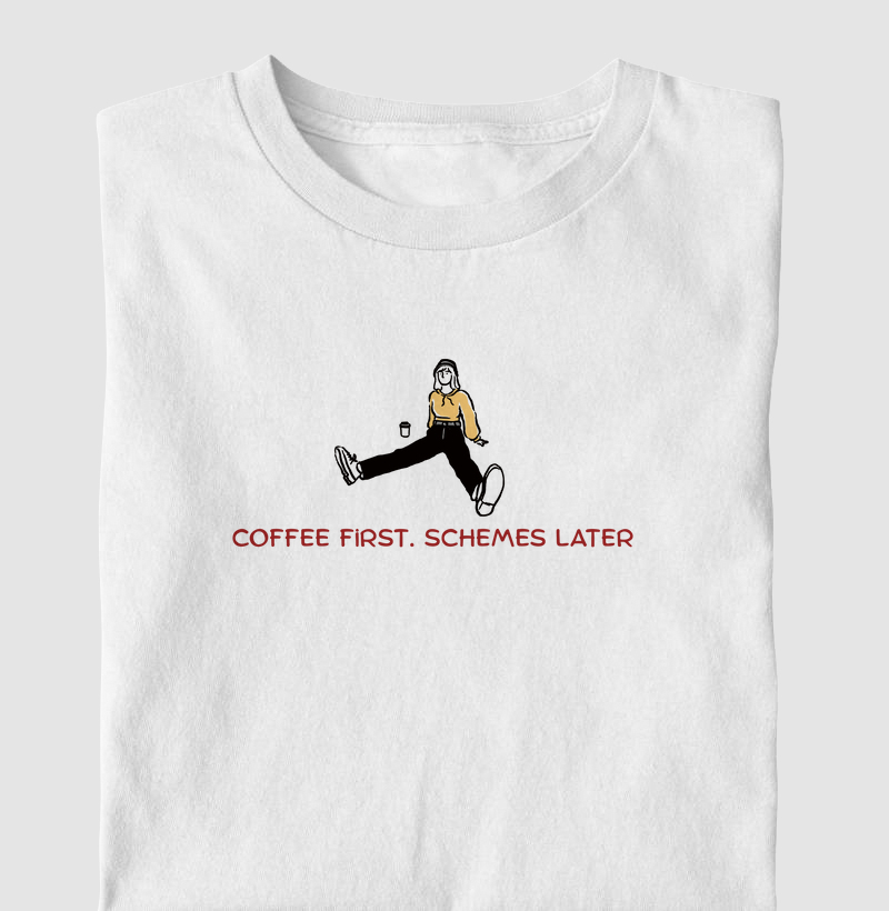Café primeiro. Planos depois