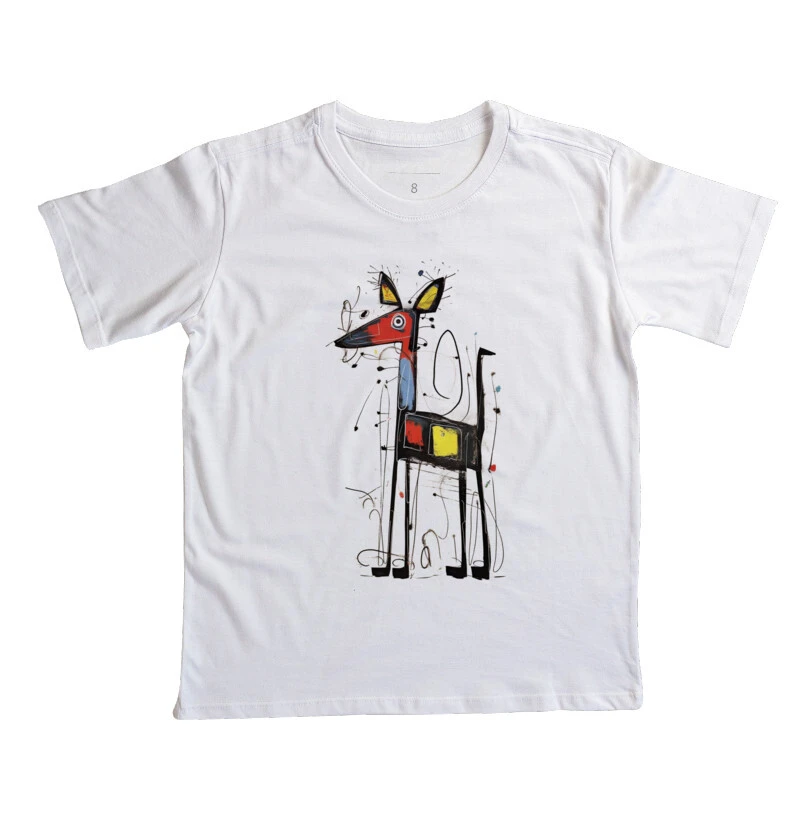 Borzoi Basquiat Style Kids