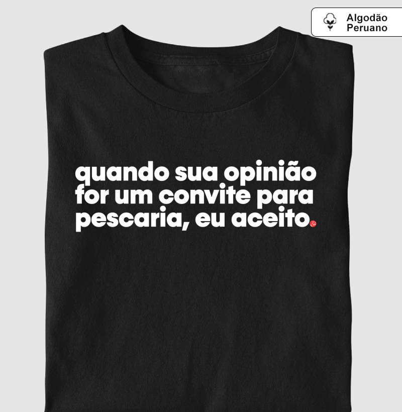 Pescaria, eu aceito.