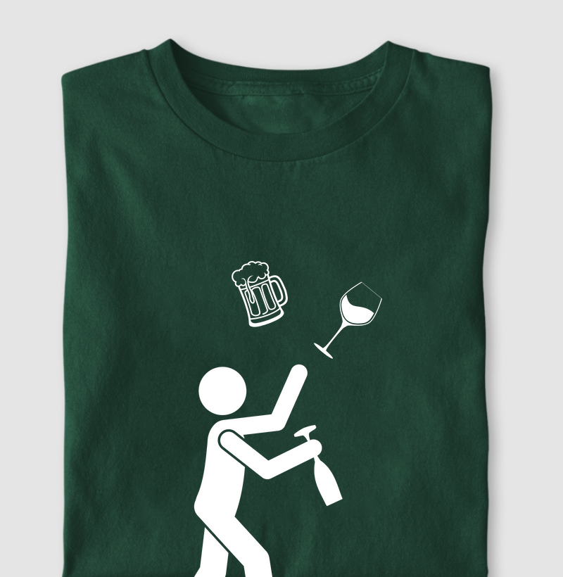 Malabarista jogando bebidas