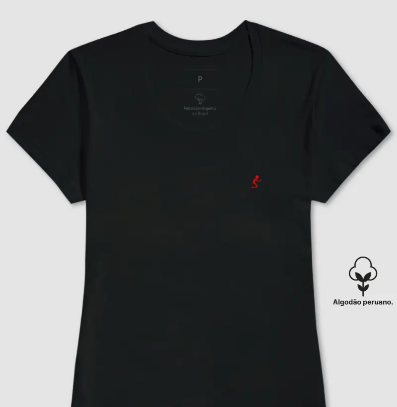 Camiseta Feminina Logo – Fé e Estilo com Algodão Peruano Premium | Semeador Store