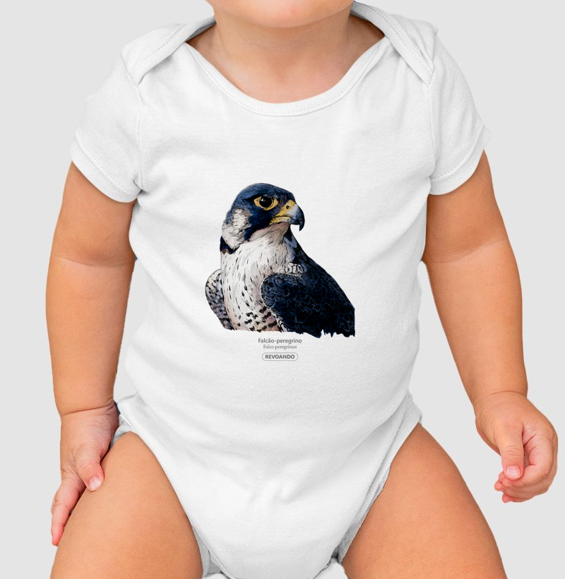 Rapinas Inky - Falcão-peregrino - Body Infantil