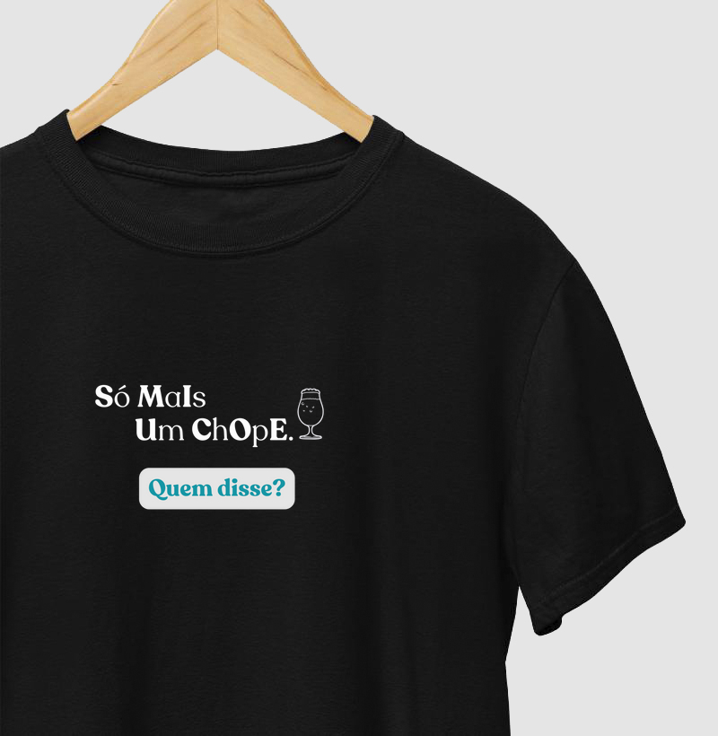 Só mais um chopp. Quem disse?