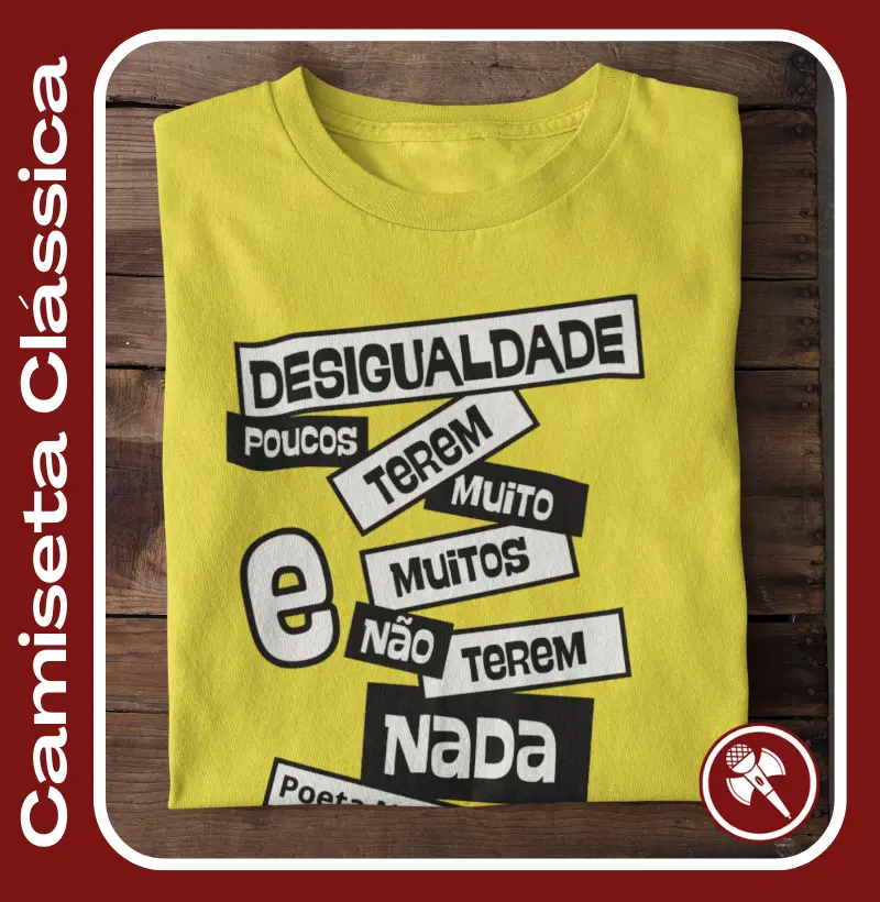 Poeta Nelson - Camiseta Clássica e Baby Look