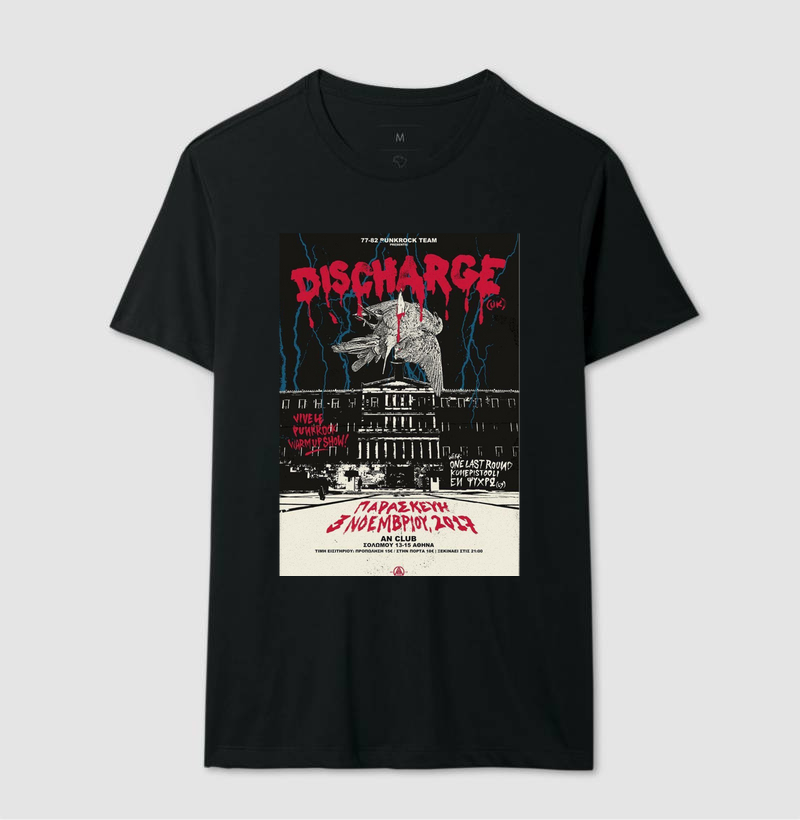 Camiseta Velhos Decreptos Cartaz Discharge