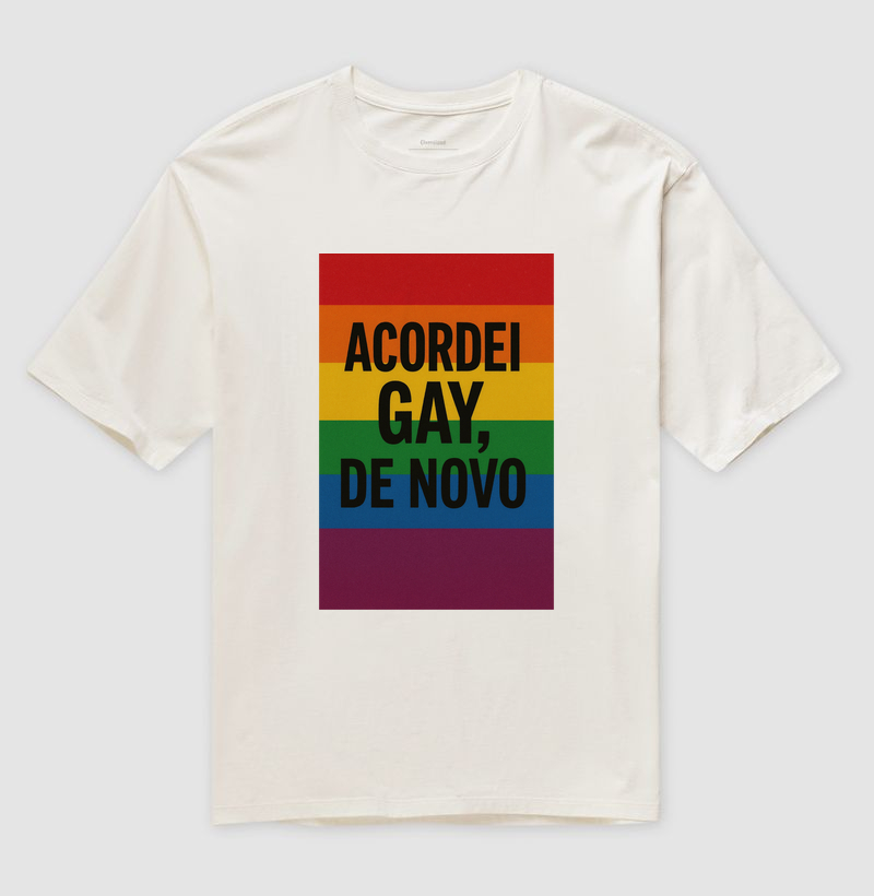 Acordei, de novo