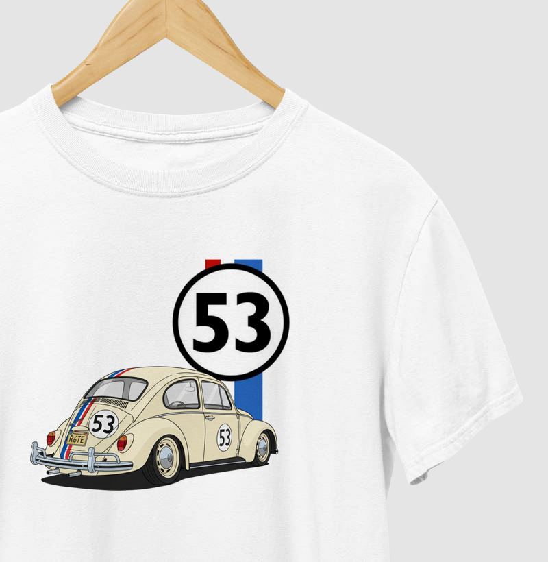 Camiseta Premium Fusca 53 — Ícone Atemporal da Cultura Automotiva