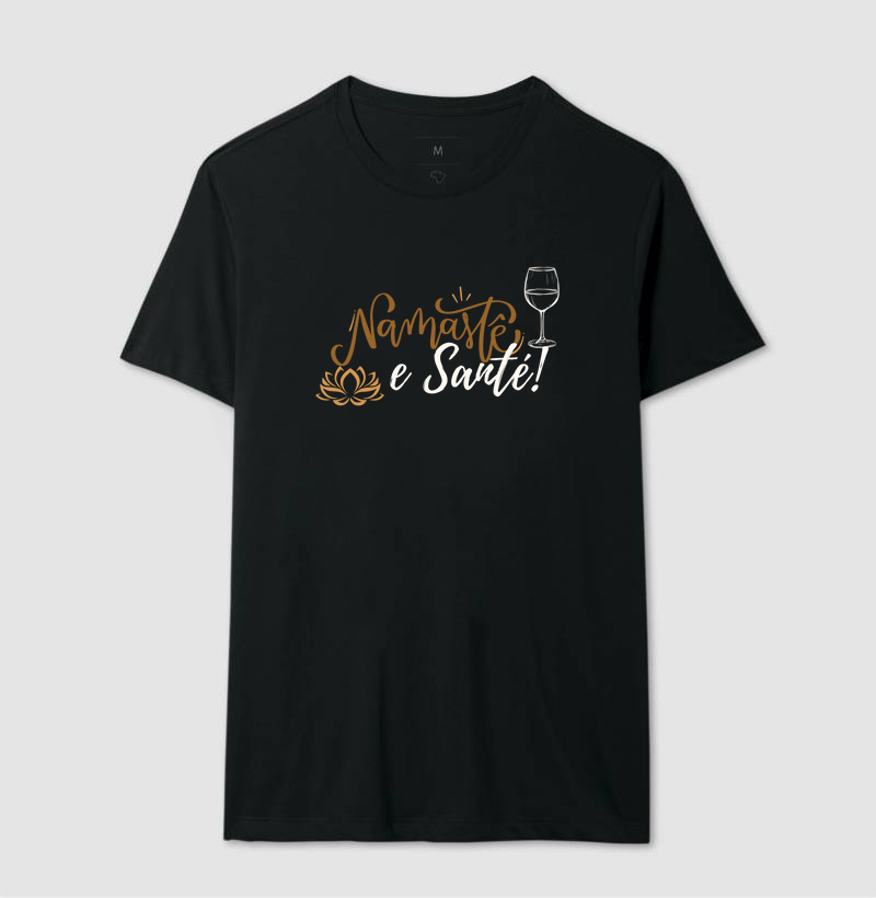 Camiseta Namaste e Sante