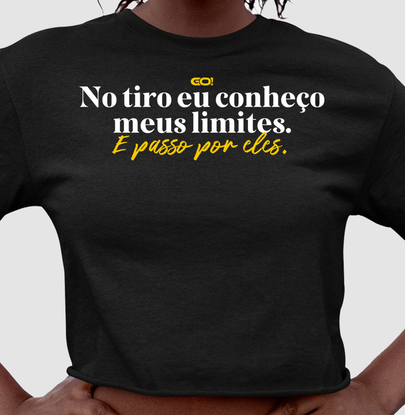 No tiro eu conheço meus limites e passo por eles