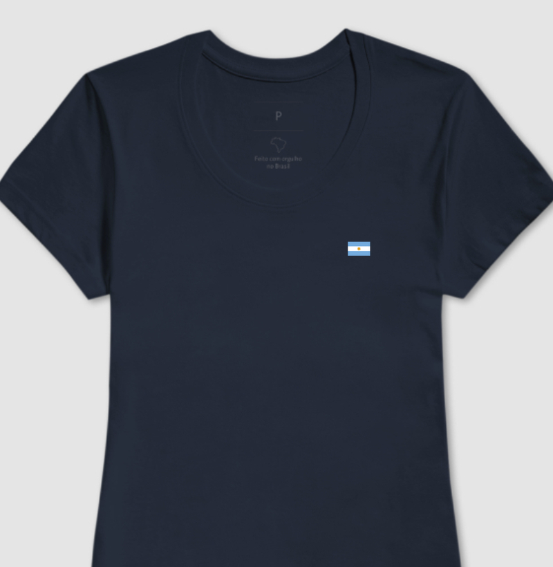 Argentina - camiseta feminina