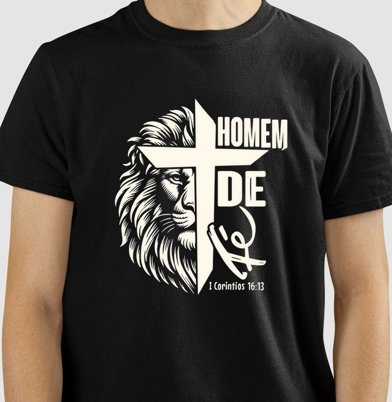 Camiseta Homem de Fé