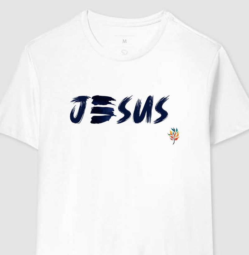Camiseta Jesus Listrada