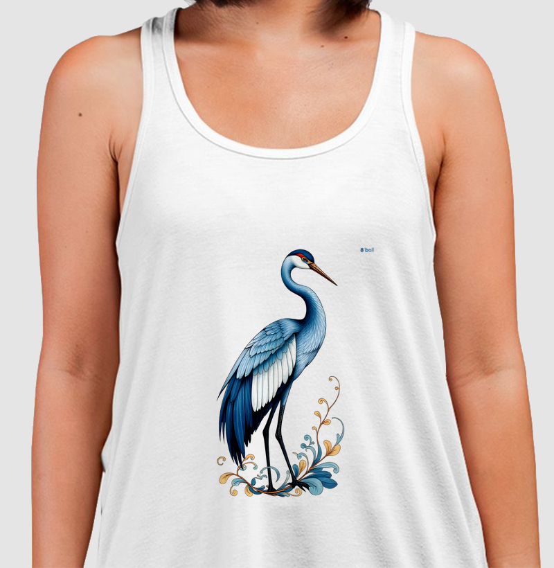 THE GREAT BLUE CRANE IT'S WATCH IS KEEPING