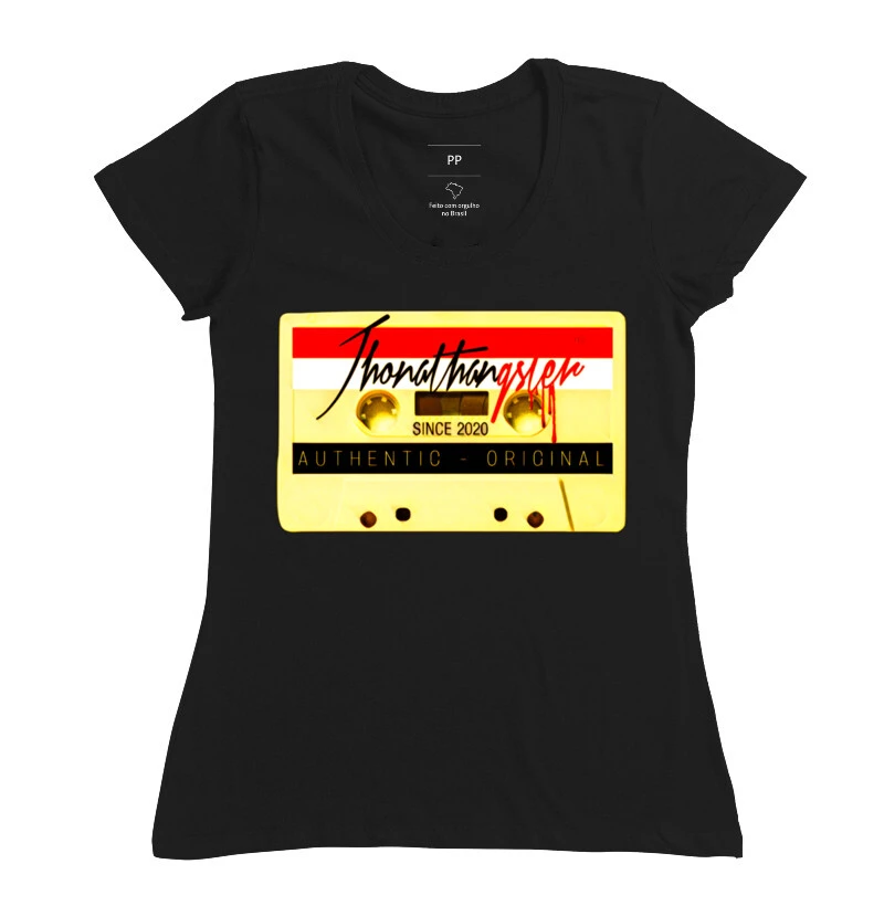 Camiseta feminina Tape J
