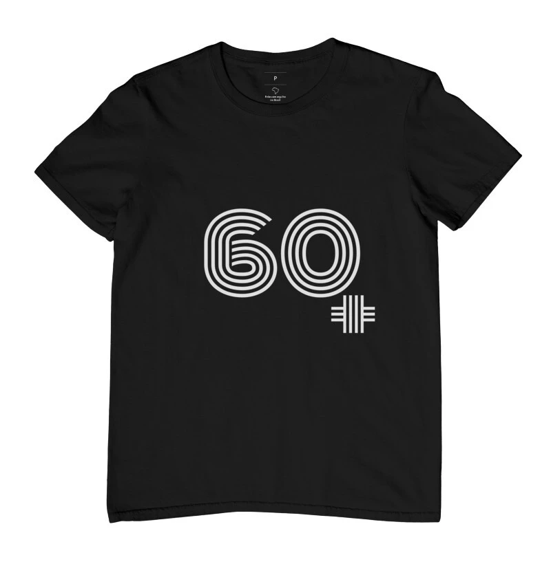 60 MAIS estampa branca