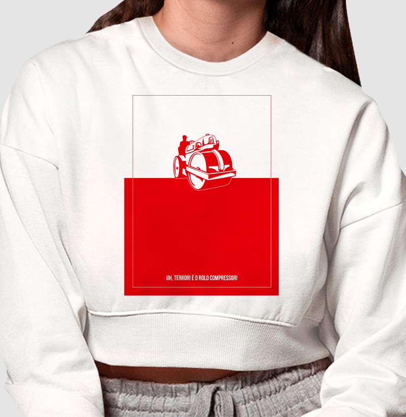 Moletom Cropped Rolo Compressor