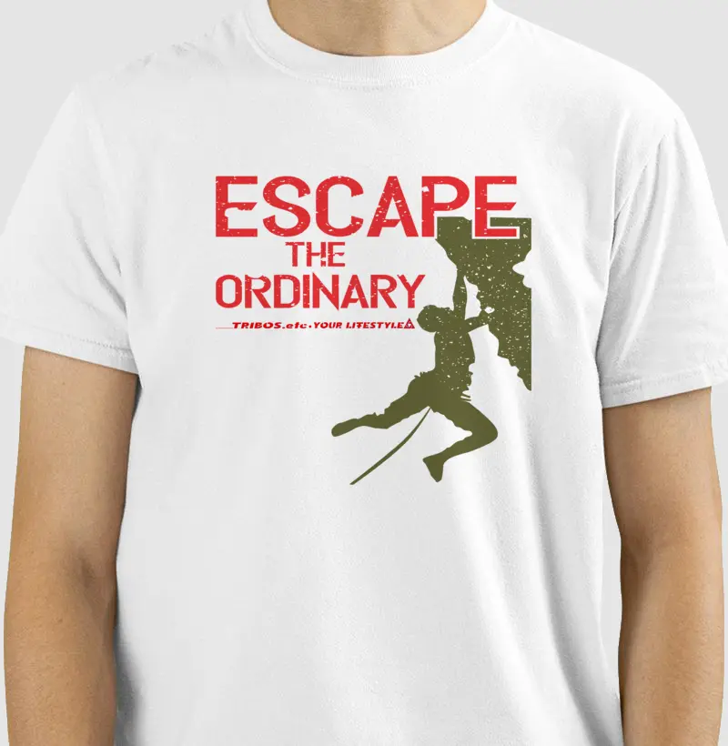 CAMISETA RESERVA.INK MASCULINA E FEMININA TRIBOS.etc ADVENTURE CLIMBING ESCAPE.