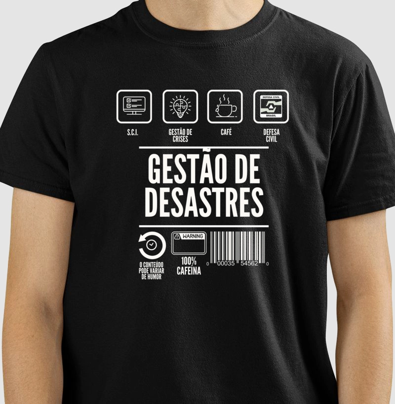 Camiseta Gestão de Desastres #1
