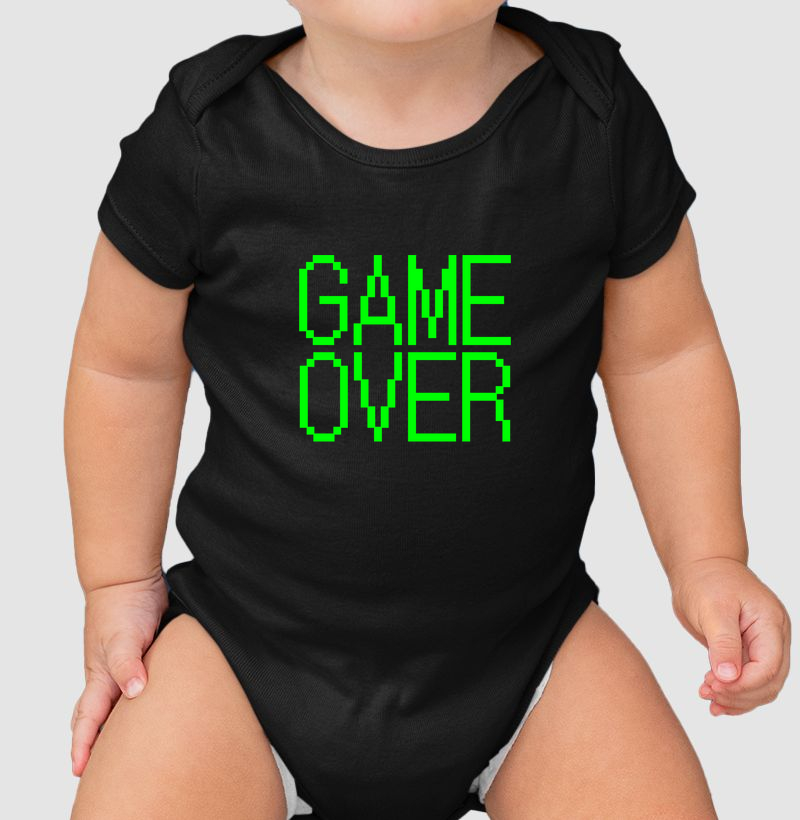 Body Infantil “Game Over Pixel”