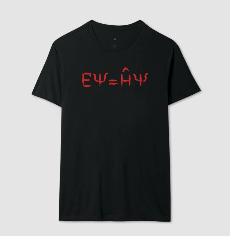 Camiseta Equação de Schrödinger