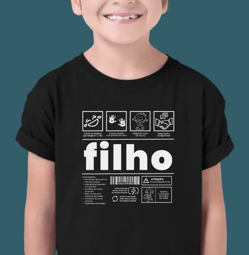 Rótulo de Filho (infantil)