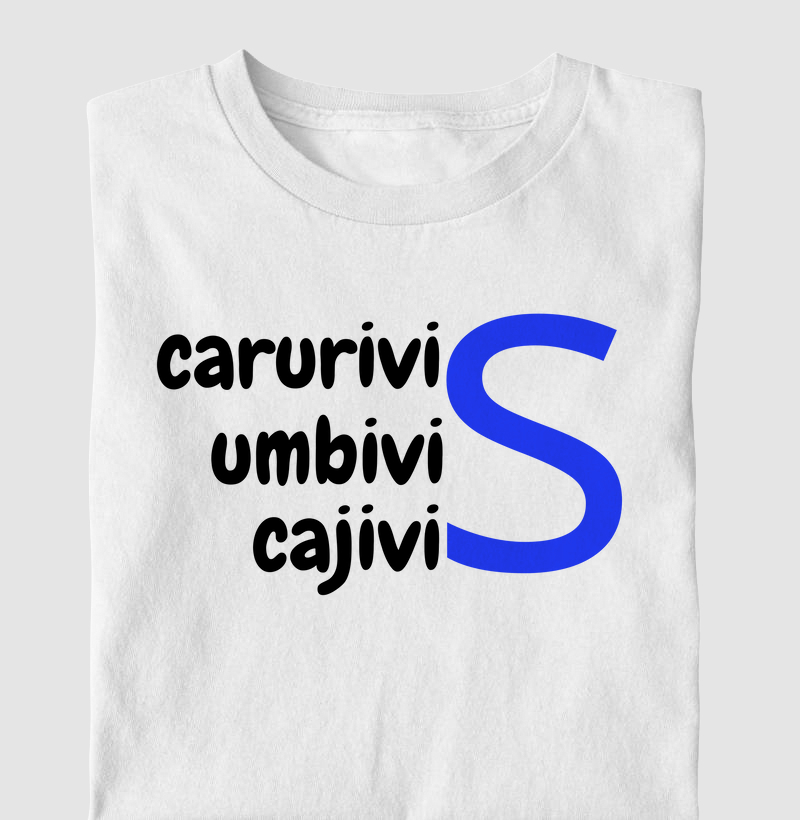 Camiseta Letra Unica Baianidade Carurivis