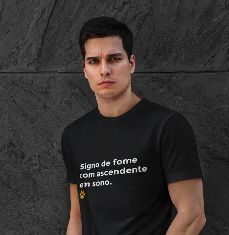 Signo de fome com ascendente em sono