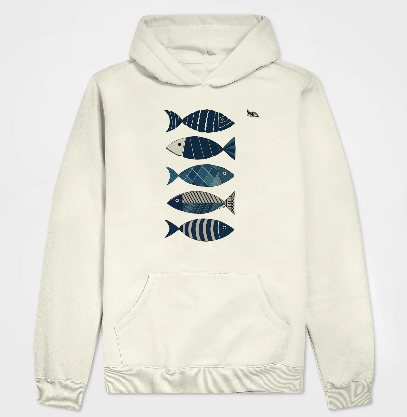 Camiseta Algodão Peruano Peixes
