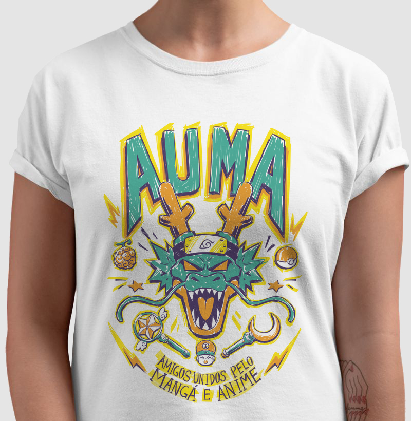 Camiseta AUMA - Amigos Unidos pelo Mangá e Anime