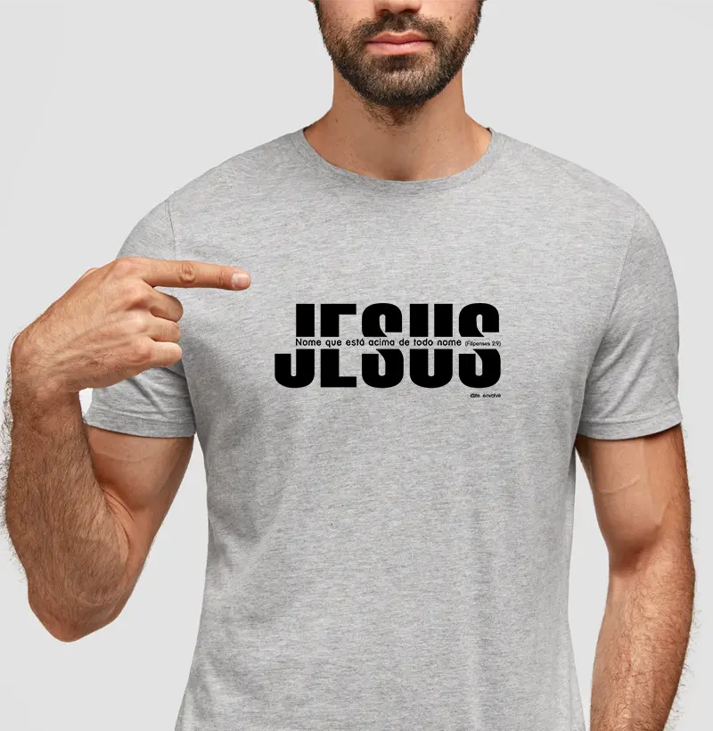 Camiseta Estampa Jesus