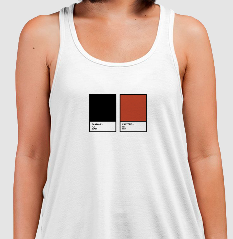 Regata Pantone Vermelho e Branco